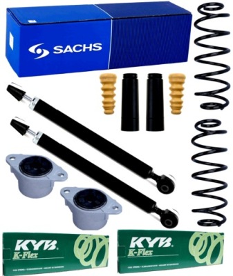 Амортизаторы подушки безопасности пружины задняя ford fiesta vi mazda 2 sachs + kayaba фото №1