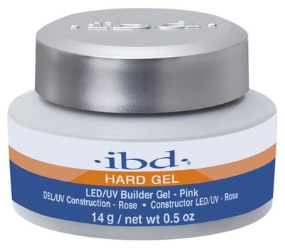 IBD HARD GEL BUILDER Żel budujący LED/UV PINK 14g