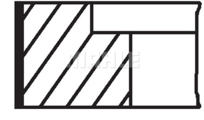 ANILLOS TLOKOWE MAHLE 034 75 V0  