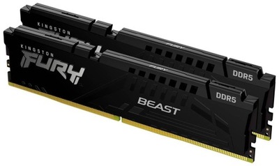 Pamięć RAM Kingston Fury Beast DDR5 64GB 4800MHz CL38 (KF548C38BBK2-64)