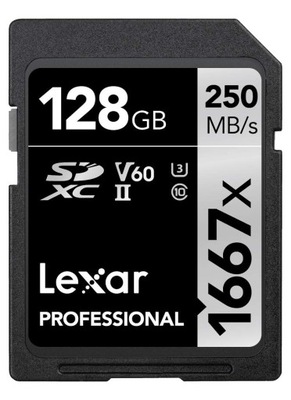 Karta SD Lexar Professional 1667x 128 GB