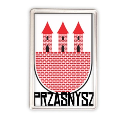 magnes akrylowy herb Przasnysz