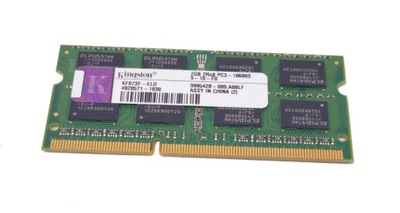 Pamięć RAM Kingston PC3-10600S-9-10-F0 2GB