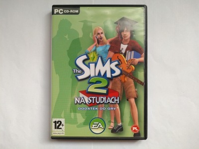 The Sims 2 II Na Studiach Dodatek Polska Wersja PL PC DVD