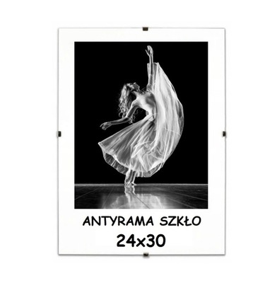 Antyrama szklana 24x30 szkło