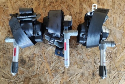 Ремни задняя комплект 3 штуки volvo s60 s80 графит фото №1