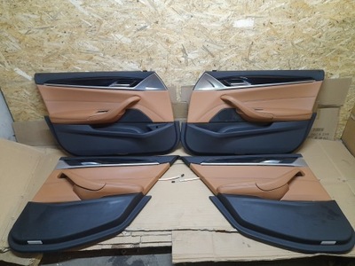 Оббивка обшивка двері kpl bmw 5 g31 фото №1