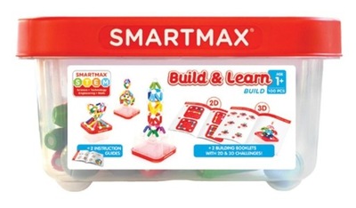 Manualne KLOCKI KONSTRUKCYJNE SmartMax EDUKACYJNE 100 Elementów IUVI Games