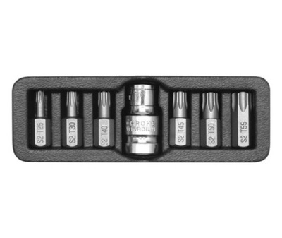 YATO KOŃCÓWKI WKRĘTAKOWE BITY TORX T25-T55 7 SZTUK