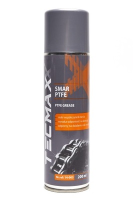 TECMAXX SMAR PTFE 200ML DO METALI PROWADNIC SPRAY