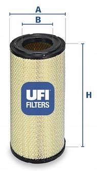 UFI FILTERS 27.356.00 ФИЛЬТР ВОЗДУХА