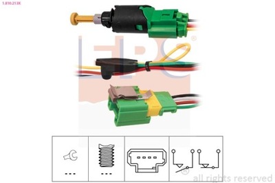 CONMUTADOR DE LUZ LUZ DE FRENADO CITROEN Z JUEGO DE CABLES 1-810-213K  