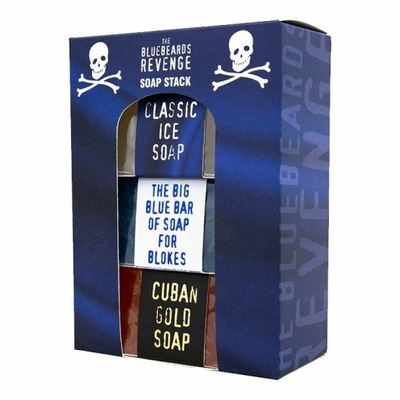 The Bluebeards Revenge Soap Stack Kit 3-częściowy zestaw mydeł