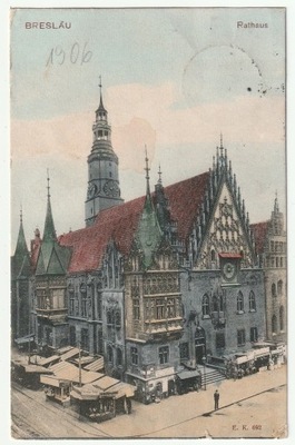 WROCŁAW. Breslau -Rathaus