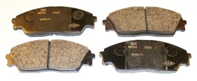 Гальмівні колодки гальмівні 180754 honda civic ii shuttle фото №1