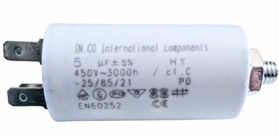 KONDENSATOR ROZRUCHOWY 5uF 450V