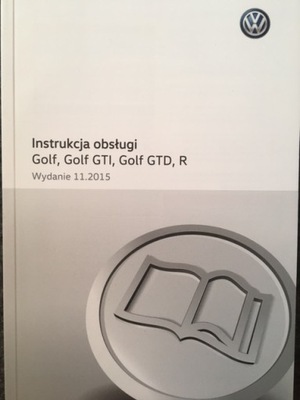 POLSKA MANUAL SERVICE VOLKSWAGEN VW GOLF VII KOLOROWA ORIGINAL  