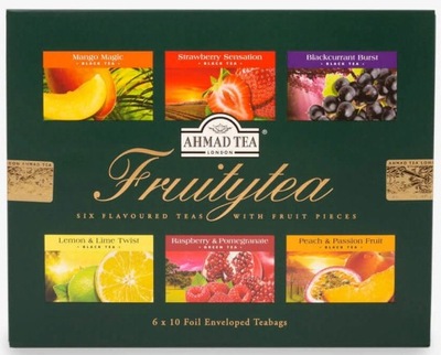 Ahmad Tea Fruity Tea Selection zestaw herbat 6x10