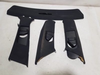 Захист стійок обшивка стійки стельовий mercedes w212 чорні amg фото №1