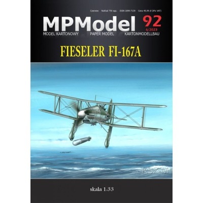 MPModel 92 - Samolot torpedowy Fieseler Fi-167