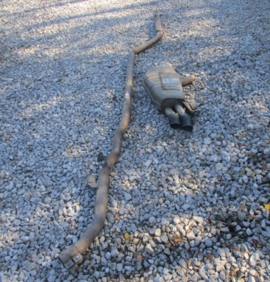 Гасник труба вихлопна bmw f11 kombi 2.0 d m-pakiet фото №1