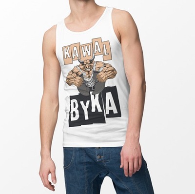 TANK TOP SIŁOWNIA KAWAŁ BYKA