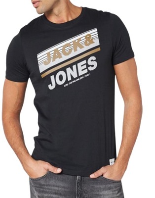 Koszulka Jack&Jones męska czarna r.M