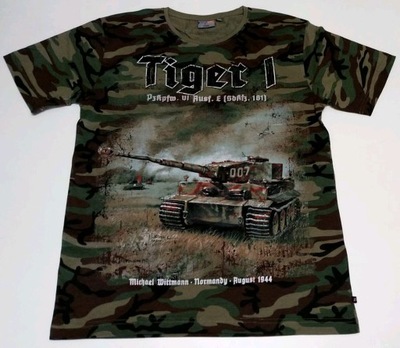 TIGER 1 Tygrys Czołg Camo koszulka r M