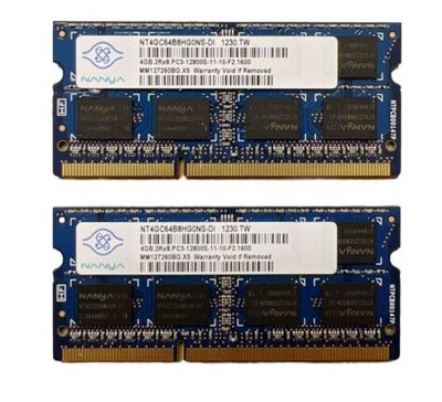 Pamięć RAM PC3 NANYA do Laptopa DDR3 4 GB 1600MHz 12800S