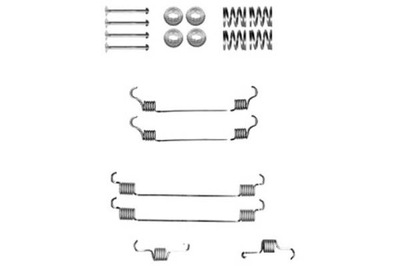 ПРУЖИНЫ КОЛОДОК HAM. CITROEN ЗАД C1 107 AYGO DELPH