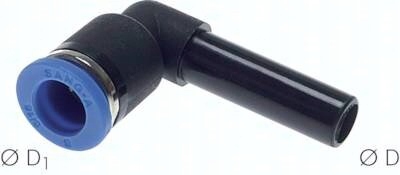 Złączka kątowa wtykowa z łącznikiem 6-6 mm