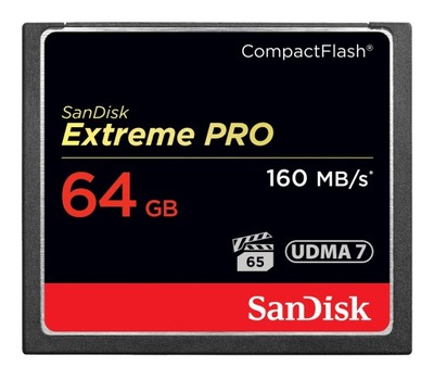 CompactFlash (CF) 64GB SanDisk Extreme Pro 160 MB