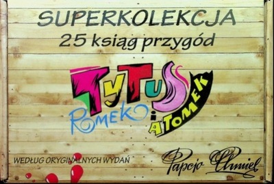 Tytus Romek i ATomek Superkolekcja 25 Ksiąg