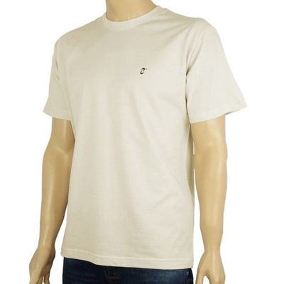 Koszulka męska bawełniana T-shirt Neti beżowa M