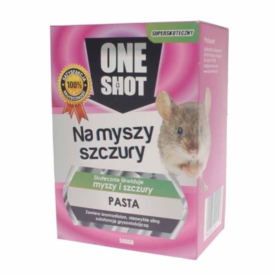 ONE SHOT 1 kg trucizna na myszy szczury PASTA
