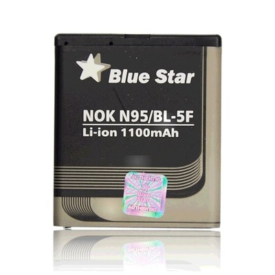 Bateria Blue Star BL-5F Nokia N93i E65 1100 mAh