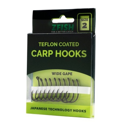 Haczyki Zfish Carp Hook Wide Gape r. 2