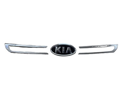 Kia sportage ii lift решітка радіатора logo хром 86351-03000 фото №1