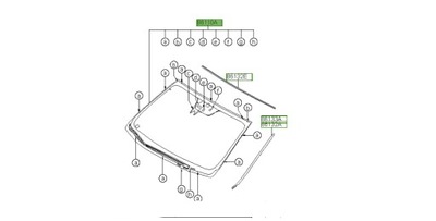 СТЕКЛО ЛОБОВОЕ HYUNDAI I40 861103Z060