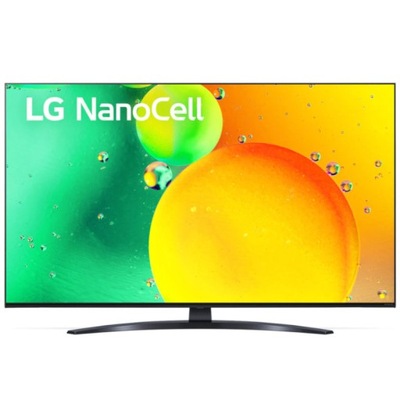 Telewizor 65 cali LED LG 65NANO763QA Smart TV 4K UHD czarny