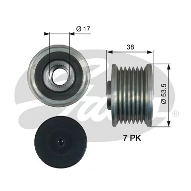 OAP7190/GTS EMBRAGUE ALT.  