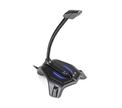 Mikrofon przewodowy Tracer Gamezone Gamer LED USB Czarny