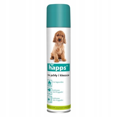 HAPPS BROS SPRAY AREOZOL PCHŁY KLESZCZE 250ML