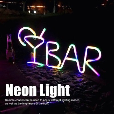 BAR Litery w kształcie LED Neon Light Shop Znaki