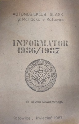 Informator Automobilklub Śląski 1986/1987