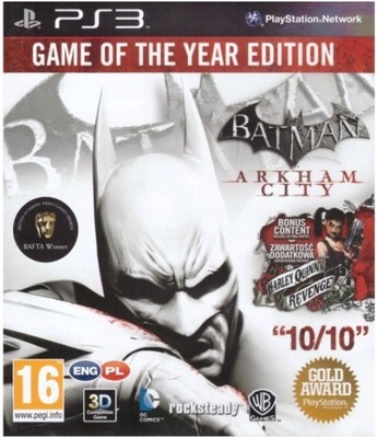 BATMAN ARKHAM CITY GOTY PL - nowa, folia!