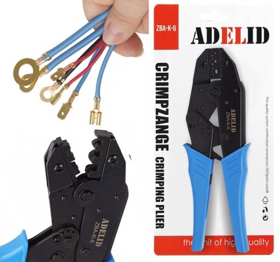 ZACISKARKA PRASKA DO KONEKTORÓW KOŃCÓWEK TULEJEK 6