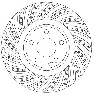 2X DISC BRAKE DB FRONT W176/W246/X156 11- DF6633S  