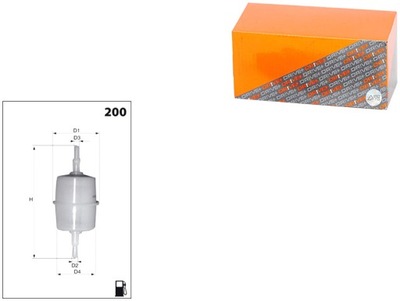 FILTRO COMBUSTIBLES PEUGEOT GASOLINA 1.3 77-82 305 I BREAK DRIVE+  