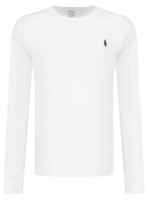 POLO RALPH LAUREN MĘSKA BLUZA LONGSLEEVE BIAŁY r S